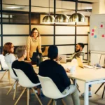 people, office building, education, group, indoor
