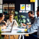 people, business, social interaction, technology, indoor
